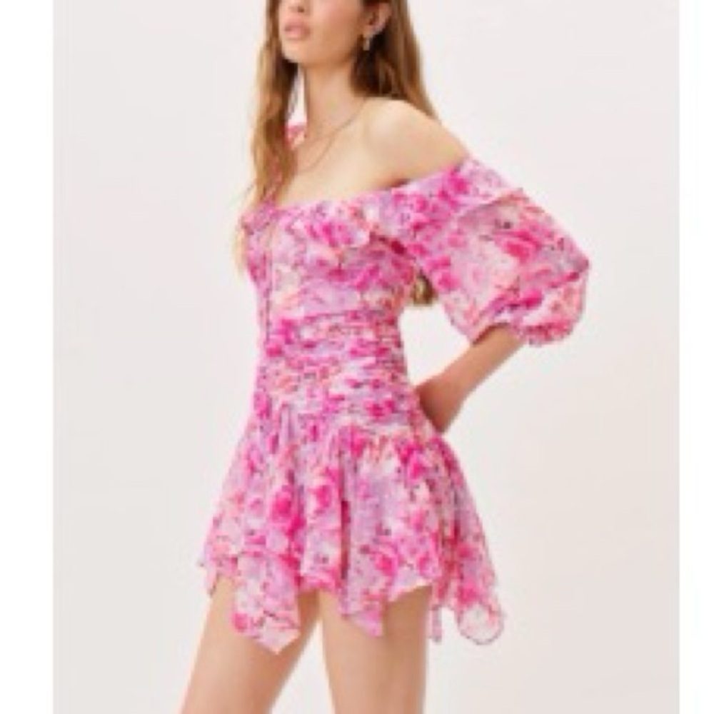 For Love & Lemons Sofia Mini Dress - Picture 3 of 3